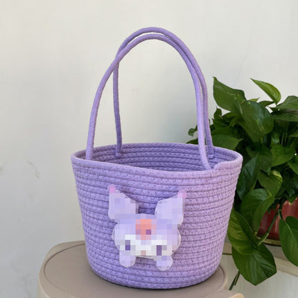 Kawaii Woven Cotton Bag / Sac Coton Tressé Kawaii