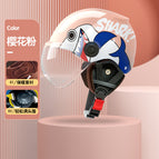 L003 ear protection + cotton lining shark series cherry blossom powder