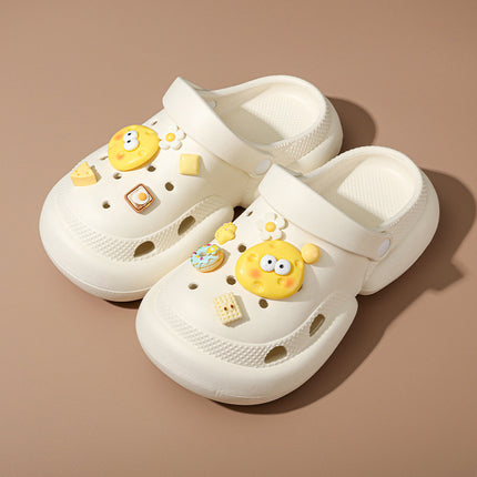 Nurse Hole Shoes Women's Summer Outer Wear EVA Fashionable Non-Slip Platform Sandals Soft Beach Shoes Baotou Slippers