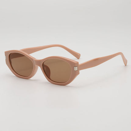 Fashion Retro Cat's Eye Distinctive Anti-UV Sunglasses Women's High-Level Street Photoshoot Concave Sunscreen Decorative Sunglasses