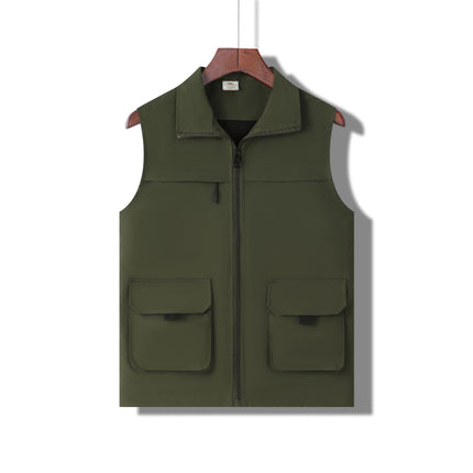 Fun Casual Vest Printing Multi-Pocket Tooling Vest Wholesale Staff Vest Printing