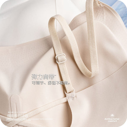 Summer Cloud Feeling Beautiful Back Big Chest Small Underwear Litching and Gathering Anti-sagging No-trace Covering Paramilis Ice Silk Chest Wrapping 2921