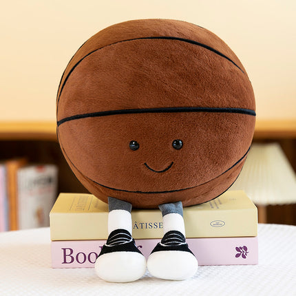Cross-border new football doll plush toy pillow basketball doll ornaments holiday gift throw doll wholesale