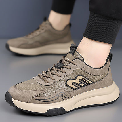 Men's Shoes Spring Sports Shoes Mesh Breathable Casual Shoes Rubber Low Heel Non-Slip Soft Sole Fashion Versatile Men's Shoes Trend