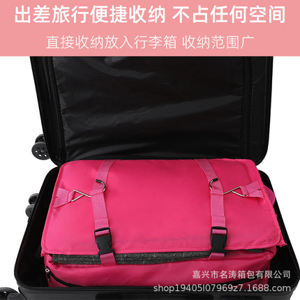 Hanging Bag Portable Storage Bag Wall-Mounted Space-Saving Travel Hanging Bag Wall-Mounted Travel Folding Wardrobe Storage