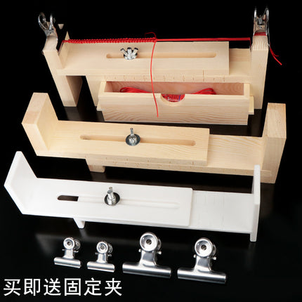 Factory Direct braided rope machine braided line pad hand rope bracelet solid wood woven frame handmade diy fixed tools wholesale