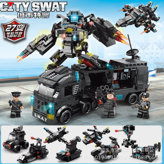 Building Blocks Children's Assembled Toys Educational Girls Boys Lele Brothers 8742 Series Compatible with Lego Cross-Border