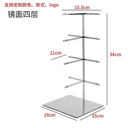Display Rack Stainless Steel Bag Hanging Bag Display Rack Hat Display Rack Glasses Display Rack Shoes Bag Shoes Display Rack