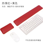 Warm red yellow (keyboard hand rest wrist pad)