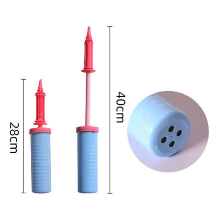Portable Air Pump Party Wedding Supplies Hand Push Balloon Air Pump Accessories Two-Way Air Pump