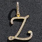 Gold single letter Z