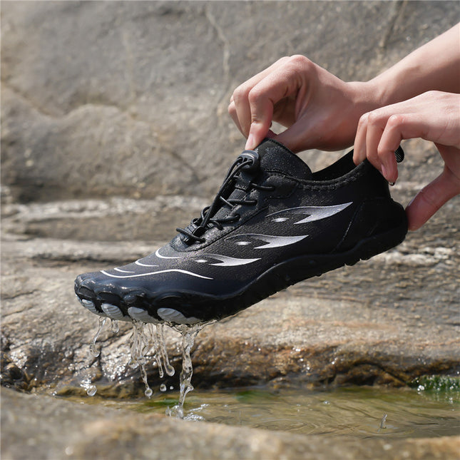 Camping Outdoor Water Shoes for Men and Women, Five-Toe Quick-Dry Water Shoes for Couples, Hiking, Fitness, Yoga, Swimming
