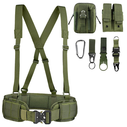 Cross-Border Cobra Buckle Tactical Waist Belt Set Outdoor Multi-Functional Nylon Quick-Release Belt Real-Life Cs Outer Belt