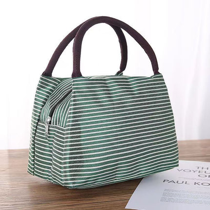 Oxford cloth printed lunch box bag new fashion casual ladies portable lunch bag hand mummy bag cartoon cute