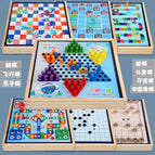 [Package 36 Large Wooden] Seven-in-one Jump and Five-Like Snake Fighting
