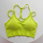 Fluorescent yellow bra / S