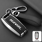 [haval a model 4-button start] double-sided leather with pebbled black + a04 rope + rope buckle