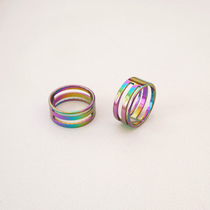 stainless steel ring auxiliary opening closed ring tool opener ring handmade diy material jewelry tool