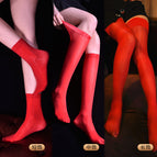 red / Oil gloss [socks]]