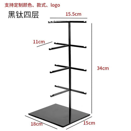 Display Rack Stainless Steel Bag Hanging Bag Display Rack Hat Display Rack Glasses Display Rack Shoes Bag Shoes Display Rack