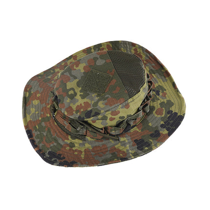 Foreign trade new military fan PRO second generation round hat with large brim spring and summer sunshade breathable tactical camouflage benney hat