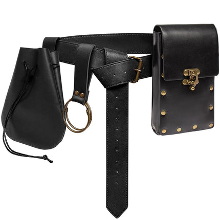 Amazon Hot Selling Steampunk Phone Bag Medieval Renaissance Role Playing Accessories Sport Fanny Pack