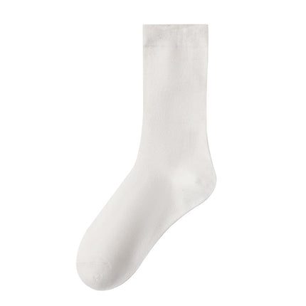 Stacked socks children's spring and summer thin deodorant sweat-absorbent cotton women's socks boneless mid-tube moon socks Zhuji socks wholesale