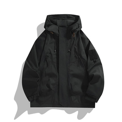 Couple's Charge Clothes Men's Zipper Autumn Windproof Waterproof Mountaineering Suit Fashionable Jacket Outdoor Cover