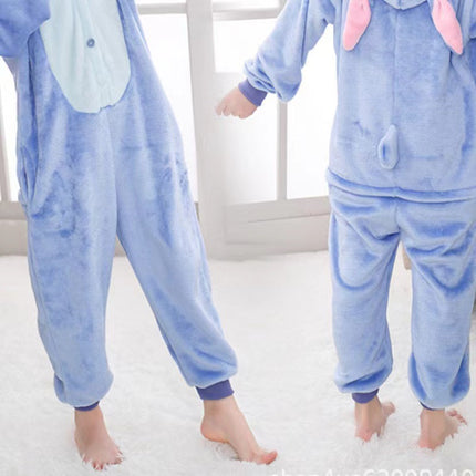 Fruit Green Dinosaur Cartoon One-Piece Pajamas Direct from Manufacturer Autumn and Winter Flannel Loungewear Wholesale Dropshipping Warm