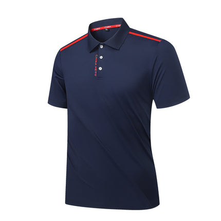 Chinese Team Sports T-Shirt Martial Arts Training Short-Sleeved Polo Shirt Coach Uniform Martial Arts Sports Student National Uniform Referee Uniform DIY