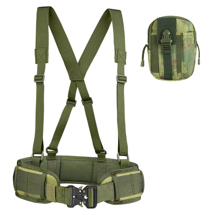Cross-Border Cobra Buckle Tactical Waist Belt Set Outdoor Multi-Functional Nylon Quick-Release Belt Real-Life Cs Outer Belt