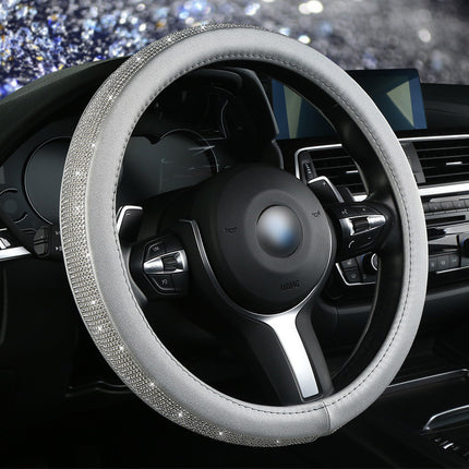 Hot drilling car steering wheel cover Diamond full diamond ladies cute steering wheel cover Amazon Four Seasons General wholesale