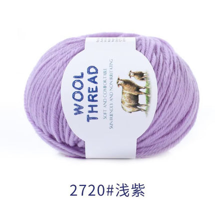 Cross-Border Wholesale Merino Wool Thread Handmade Stick Needle Hand Knitted Sweater Wool Pants Jacket Hat Scarf Shawl Thread