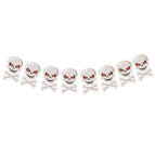 Halloween skull skeleton flag