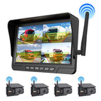 7inch car wireless display four-channel bsd+4 magnetic solar cameras