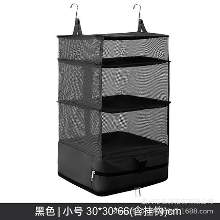Hanging Bag Portable Storage Bag Wall-Mounted Space-Saving Travel Hanging Bag Wall-Mounted Travel Folding Wardrobe Storage