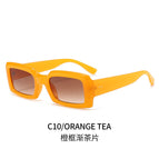 Orange frame gradually tea slices