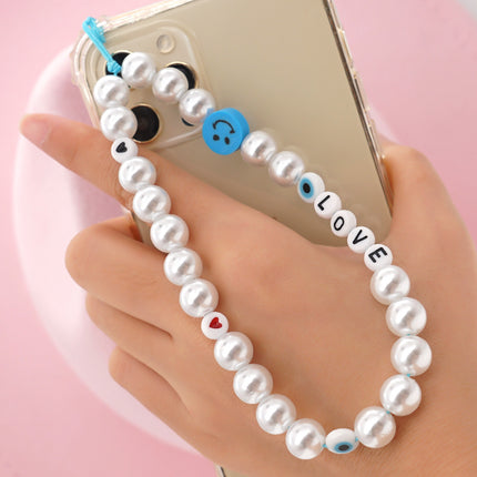 Factory direct supply handmade beaded mobile phone lanyard bluetooth speaker lanyard flashlight fan selfie stick U disk sling