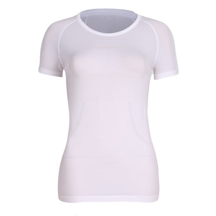 Lulu Original Standard Tech Short-Sleeved 1.0 Breathable Round Neck Women's Slim Sports Top Running Training T-Shirt Yoga Wear