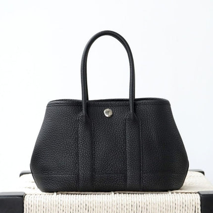 Handmade Waxed Thread 23Mini Garden Bag Ntogo First-Layer Cowhide Fashion Handbag High-End Feel Hand-Held Shoulder Bag