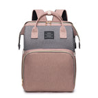 Pink gray (comes with toy mosquito net + changing pad + usb cable + stroller hook)