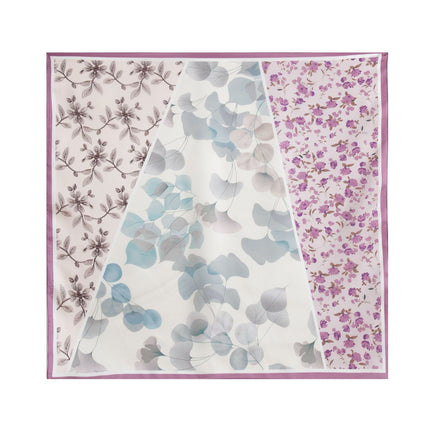 Mulberry Silk Scarf, Old Money Style, Summer Thin Small Scarf, Valentine's Day Gift, Plain Crepe Satin Silk Printed Small Square Scarf