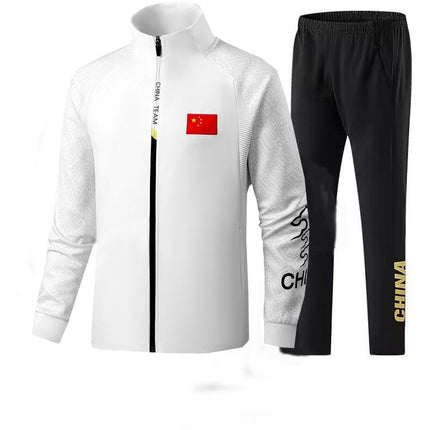 National Team Spring and Autumn Sportswear National Uniform Set Athlete Appearance Taekwondo Martial Arts Training Coach Sports