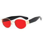 Gold frame red film