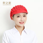 Korean folding hat [red net]]
