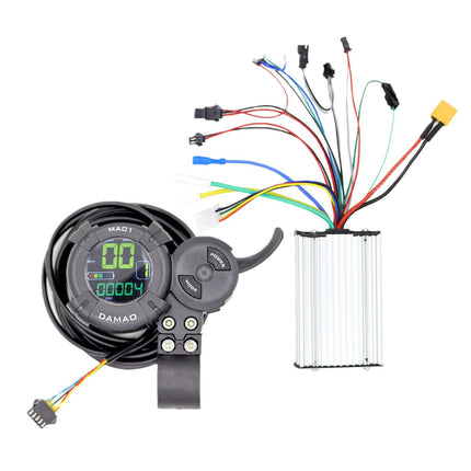 Electric Scooter 48V-60V 25A 6 tube universal controller DAMAO LCD display instrument accelerator