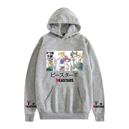 New animal Rhapsody printed hoodie loose casual men's and women's trendy autumn and winter cross-border sweater Hoodies