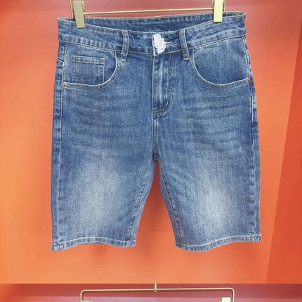 [Ys European Products] No-Iron Summer Five-Pocket Shorts, Five-Point Jeans, Washed Trendy Casual Pants, Mid-Length Pants