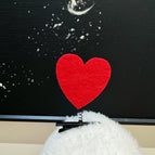 Red love hairpin