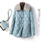 Blue gray mink hair / M